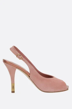 sandalo Flower in suede