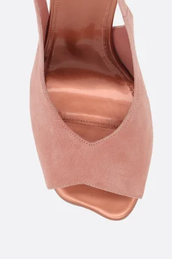 sandalo Flower in suede