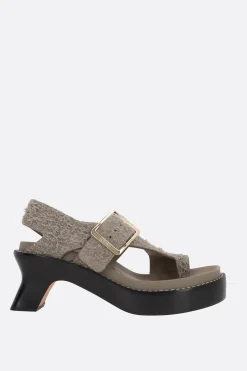 sandalo infradito Ease in suede spazzolato