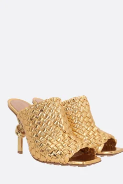 sandalo mule Knot in Intrecciato VN