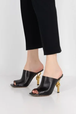sandalo mule Knot in nappa