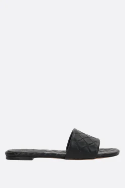 sandalo slide Amy in nappa impressa