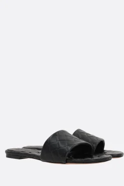 sandalo slide Amy in nappa impressa