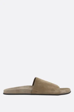 sandalo slide Hugh in suede