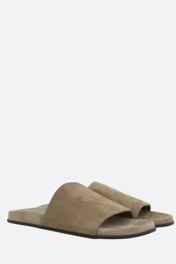 sandalo slide Hugh in suede