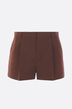 shorts in twill di lana