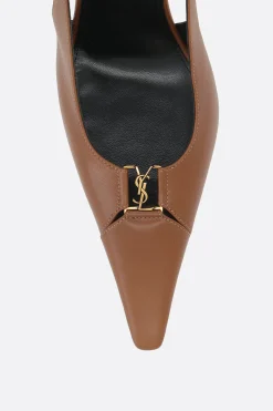 slingback Babylone Breteuil in pelle liscia