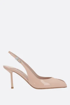 slingback Chanel Clivage in vernice