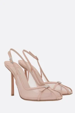 slingback Chanel Vittoria in mesh e pelle