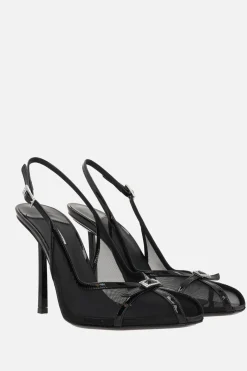 slingback Chanel Vittoria in mesh e vernice