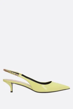 slingback Gucci Signoria in pelle vernice