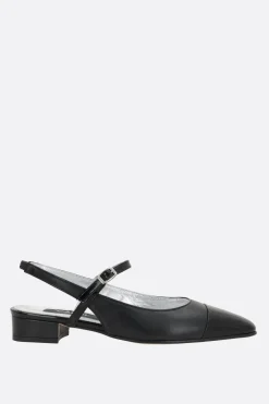 slingback Oceano in nappa e vernice