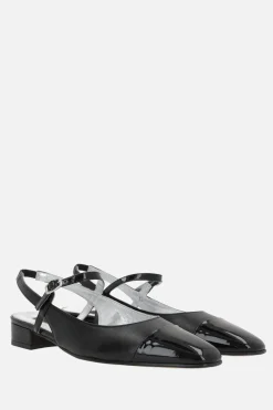 slingback Oceano in nappa e vernice