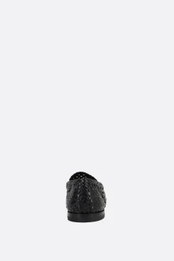 slipper DG Evening in pelle intrecciata