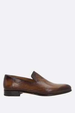 slipper Galet in pelle Scritto