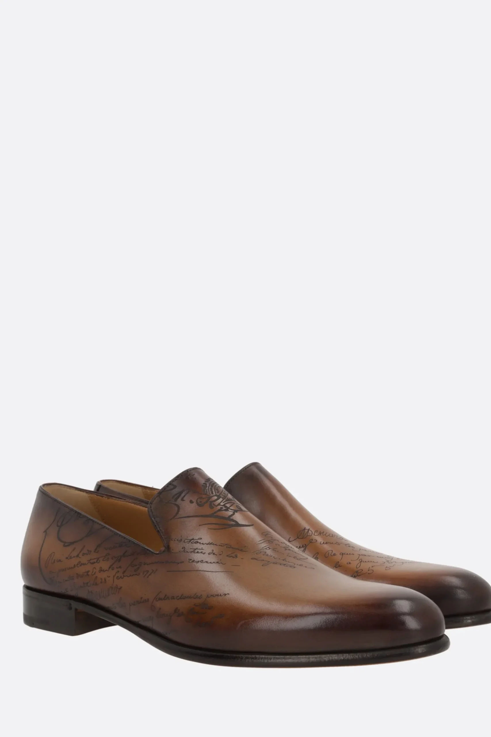 slipper Galet in pelle Scritto
