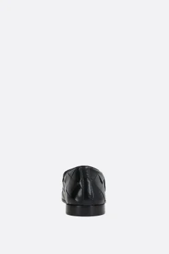 slipper Roma in Intrecciato lucido