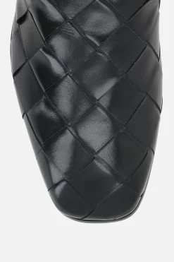 slipper Roma in Intrecciato lucido