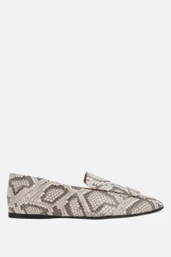 slipper SR1 in pelle stampa pitone