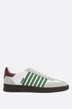 sneaker Boxer in pelle liscia e suede