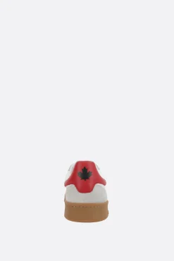 sneaker Boxer in pelle liscia e suede