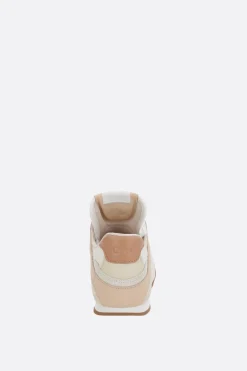 sneaker Chloé Kick in pelle liscia e suede