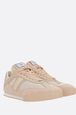 sneaker Chloé Kick in pelle liscia, suede e rete