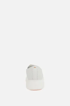 sneaker Clean in pelle martellata