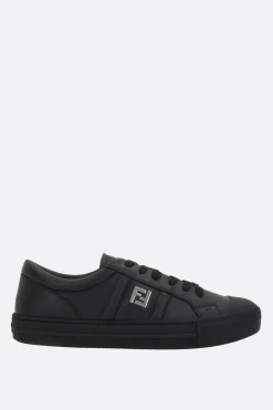 sneaker Domino in pelle liscia