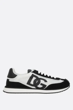 sneaker Dragon in rete e suede