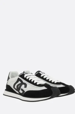 sneaker Dragon in rete e suede