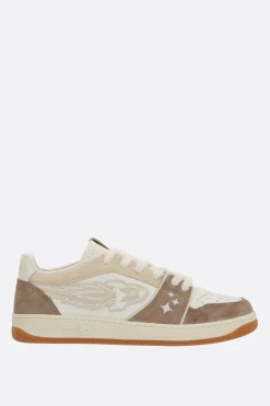 sneaker Egg Rocket in pelle liscia e suede