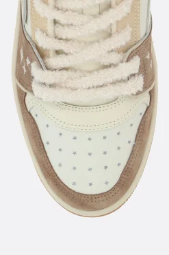 sneaker Egg Rocket in pelle liscia e suede