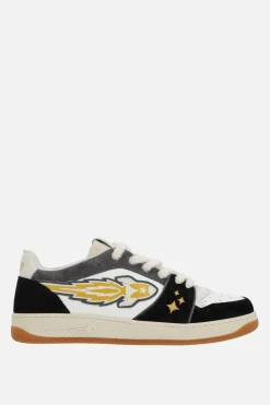 sneaker Egg Rocket in pelle liscia e suede