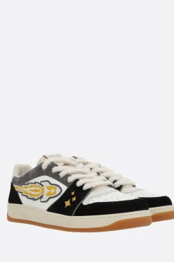 sneaker Egg Rocket in pelle liscia e suede