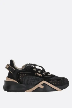 sneaker Fendi Flow in mesh e suede