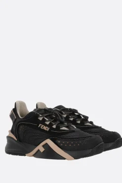 sneaker Fendi Flow in mesh e suede