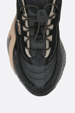 sneaker Fendi Flow in mesh e suede