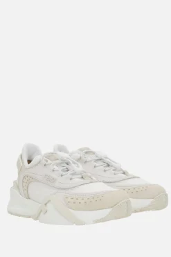 sneaker Fendi Flow in mesh e suede