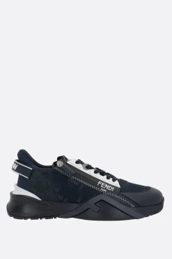 sneaker Fendi Flow in mesh e pelle liscia
