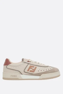 sneaker Fendi Match in pelle liscia e suede
