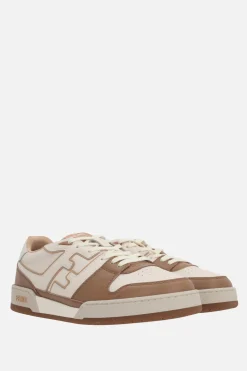 sneaker Fendi Match in pelle liscia