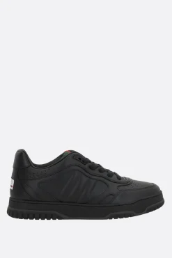 sneaker Gucci Re-Web in pelle liscia