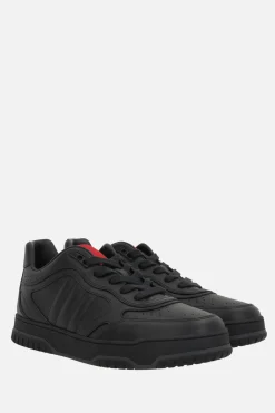 sneaker Gucci Re-Web in pelle liscia