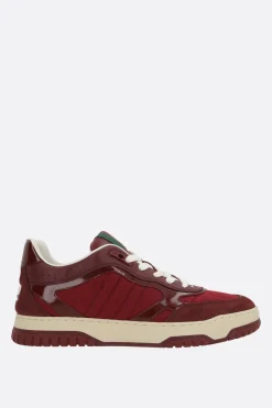 sneaker Gucci Re-Web in un mix di materiali