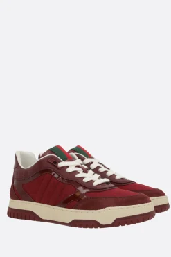 sneaker Gucci Re-Web in un mix di materiali