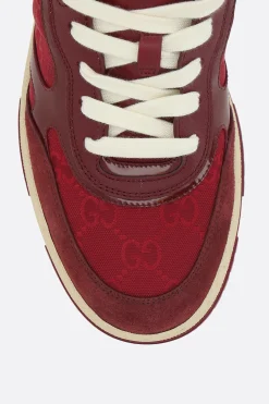 sneaker Gucci Re-Web in un mix di materiali