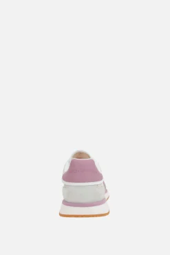 sneaker in pizzo e suede