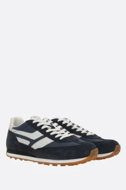 sneaker Mick in suede e rete