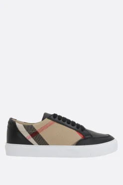 sneaker Salmond in canvas e pelle liscia